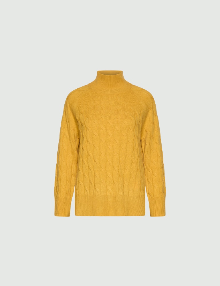 Jersey de cachemira y lana con cuello subido - Marella
