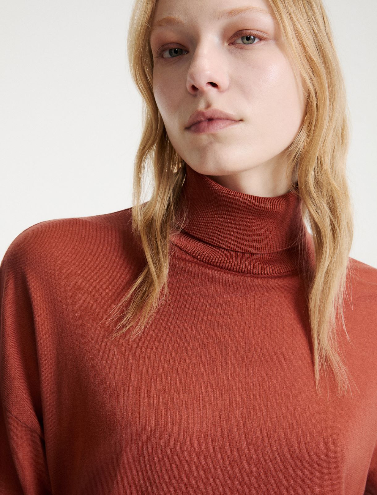 Weicher Rollkragenpullover aus Lyocell - ROST - Marella - 5