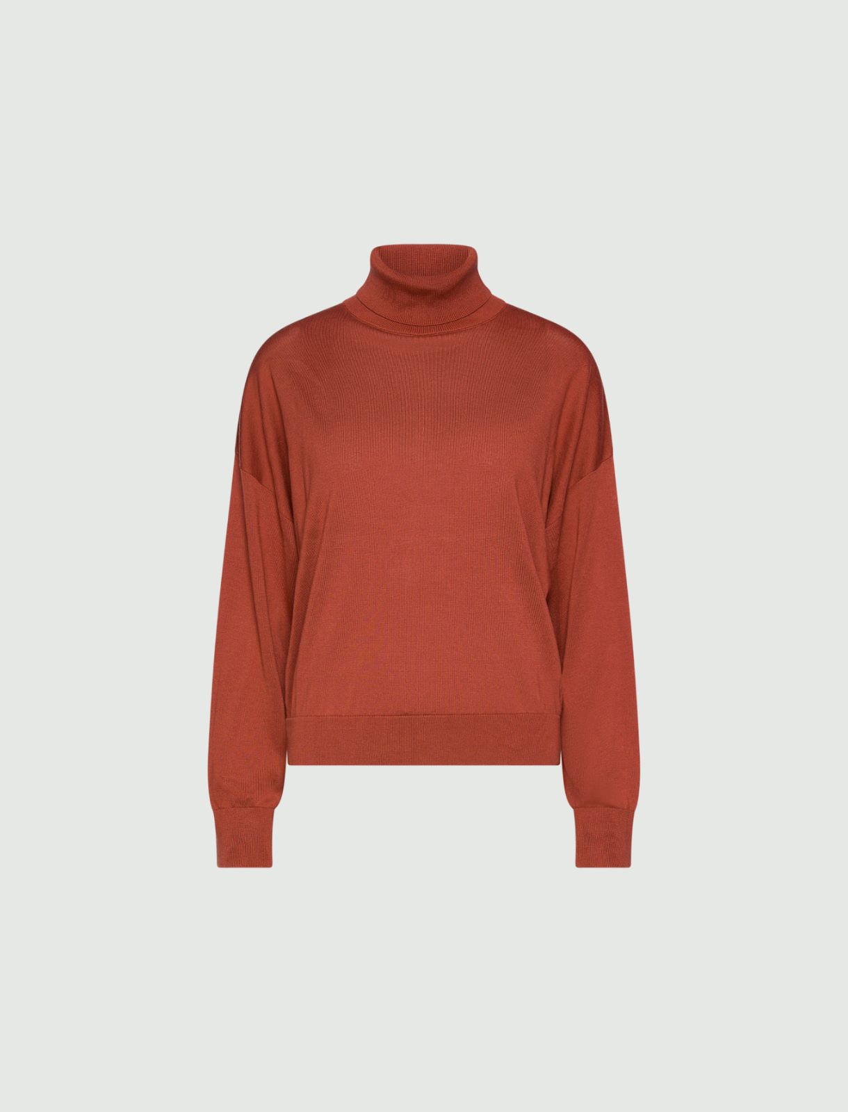 Weicher Rollkragenpullover aus Lyocell - ROST - Marella
