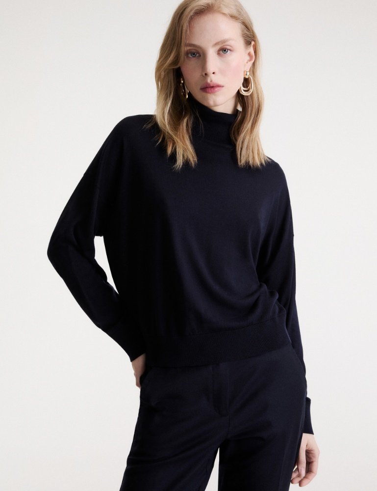 Weicher Rollkragenpullover aus Lyocell - Marella