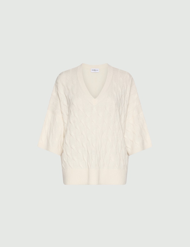 Oversized wool and cashmere jumper - Marella