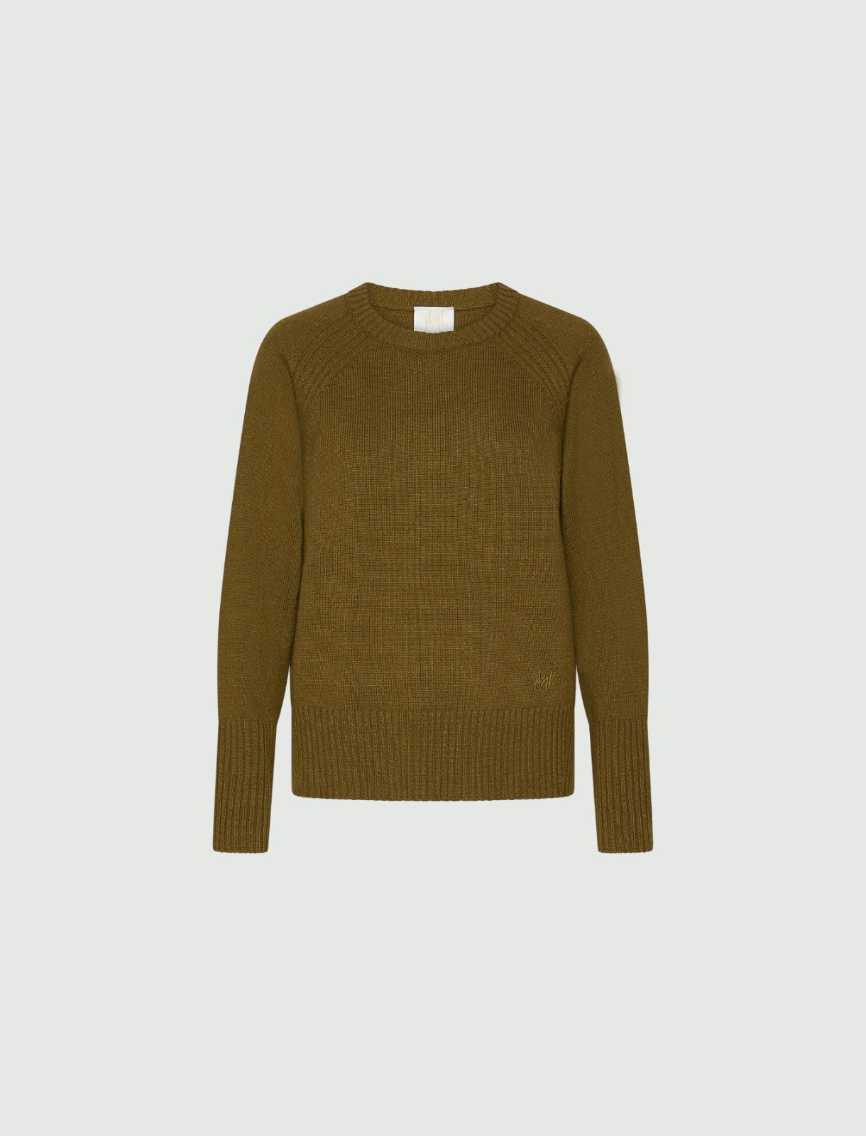 Maglia in pura lana - VERDE OLIO - Marella