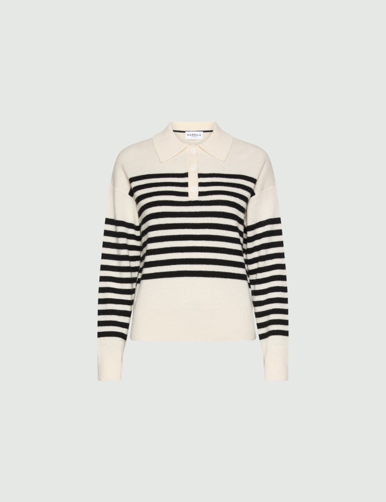 Cashmere and wool polo jumper - Marella