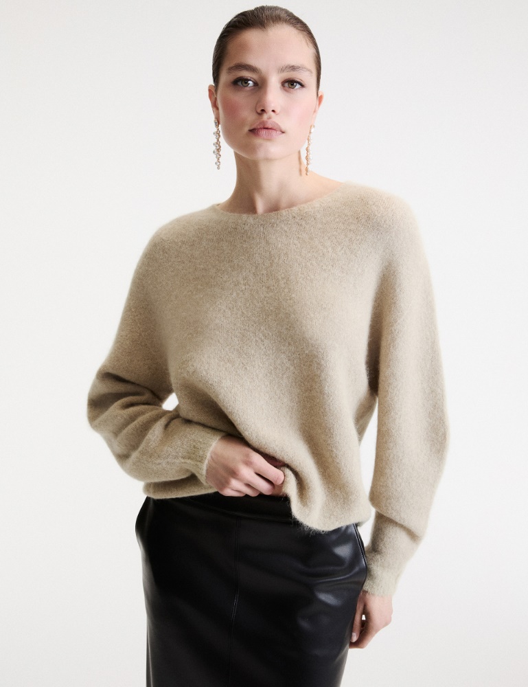 Suri alpaca crew-neck jumper - Marella