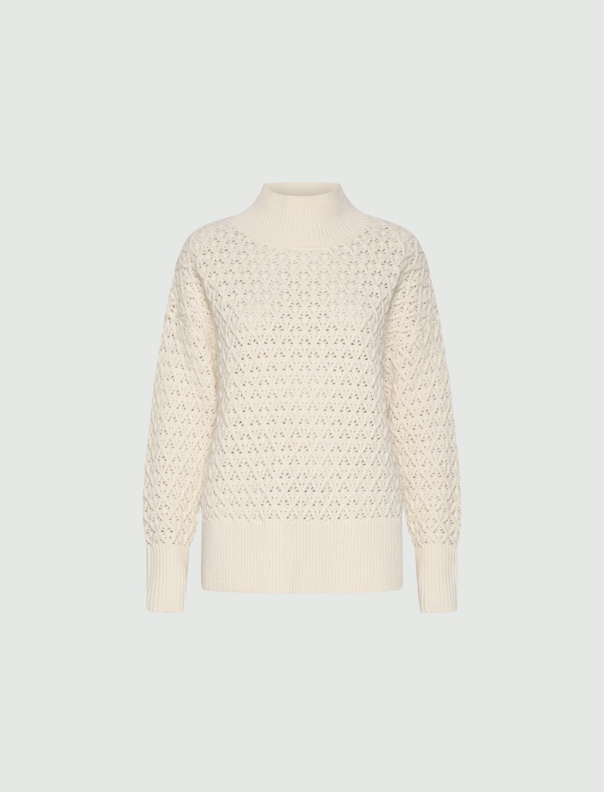 Jersey de cuello subido de lana merina - NATA - Marella