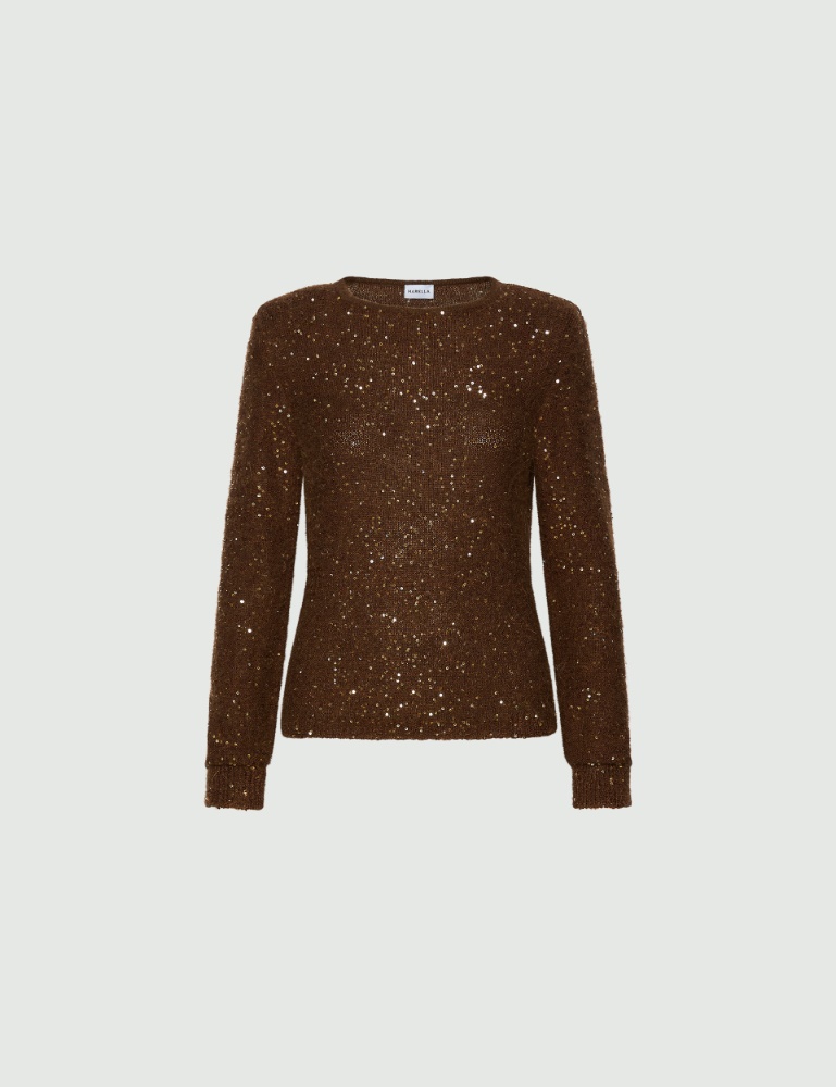 Sequinned alpaca jumper - Marella
