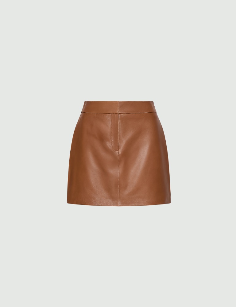 Leather mini skirt - Marella