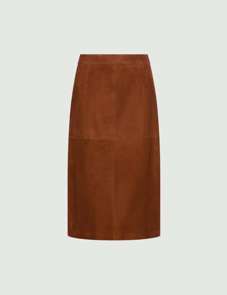 Suede pencil skirt - Marella