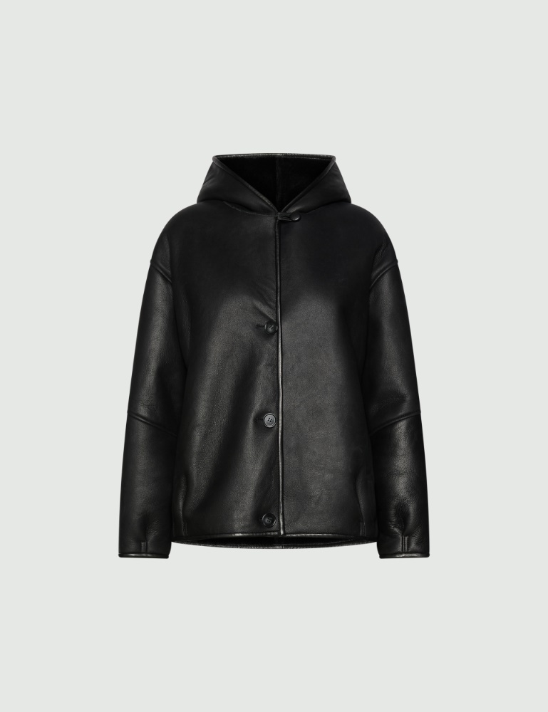 Hooded shearling jacket - Marella