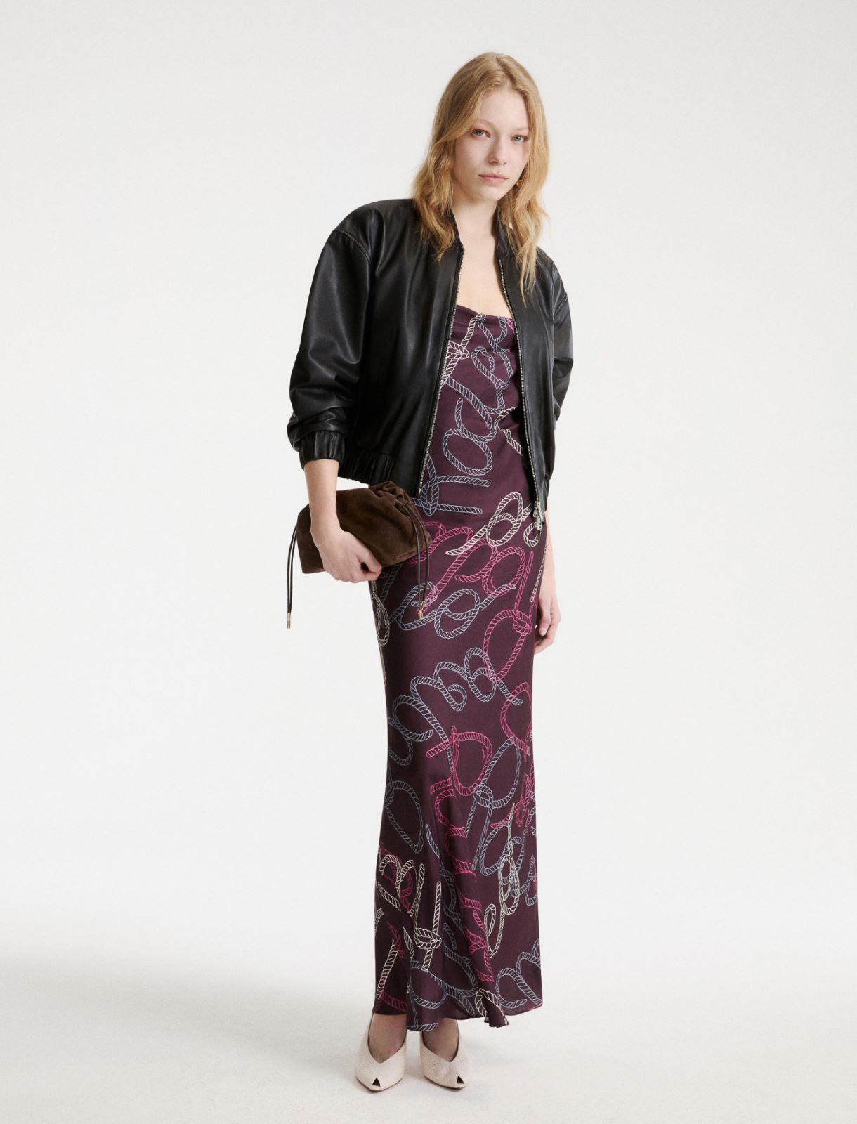 Leather blouson - BLACK - Marella - 2