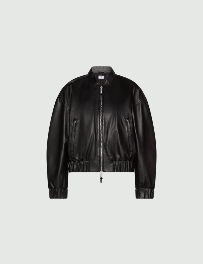 Leather blouson - Marella