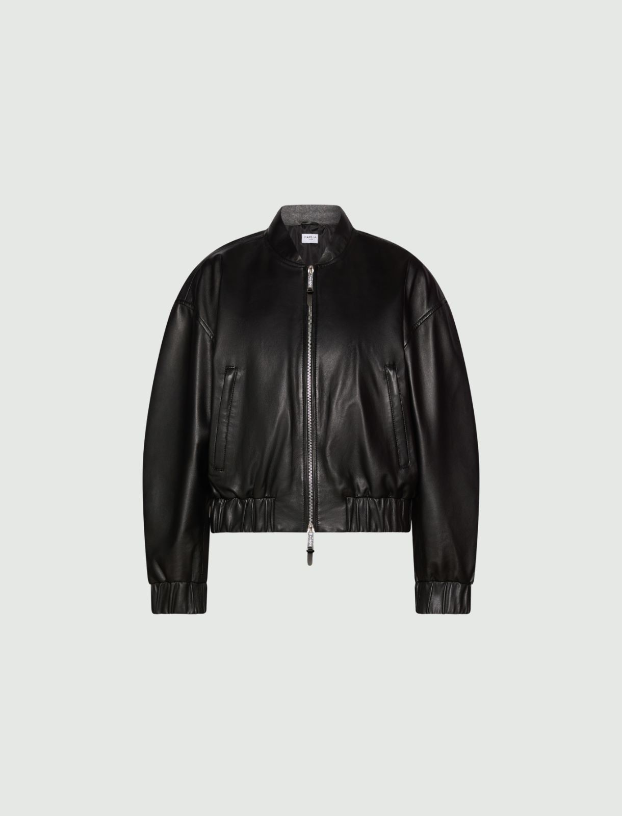 Blouson in pelle - NERO - Marella