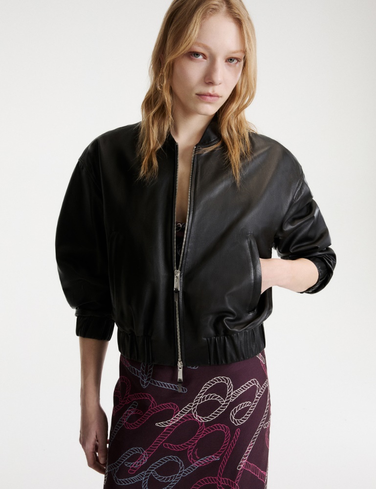 Leather blouson - Marella