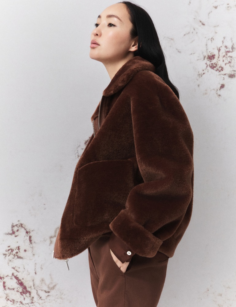 Reversible cocoon jacket - Marella