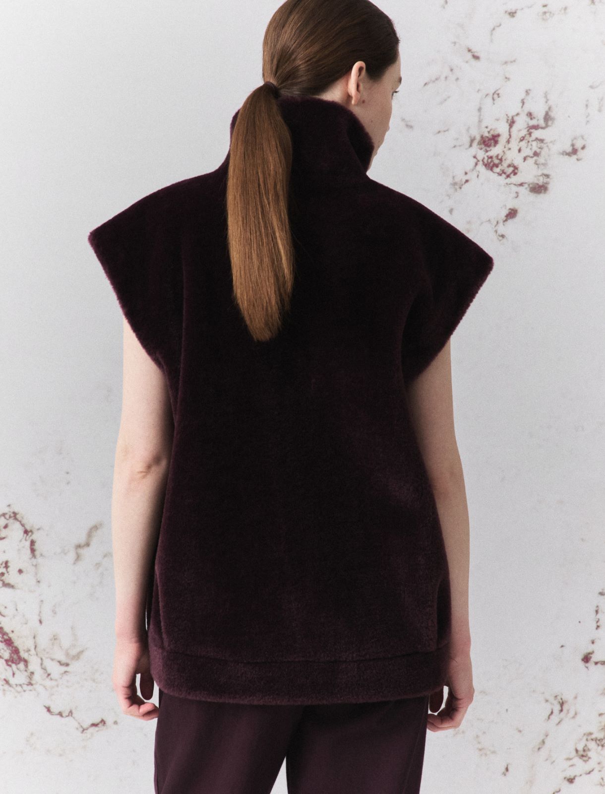 Cocoon gilet - BLACKBERRY - Marella - 3