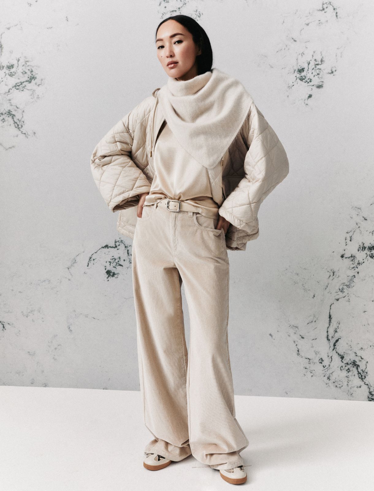 Quilted coat - TURTLEDOVE - Marella - 2
