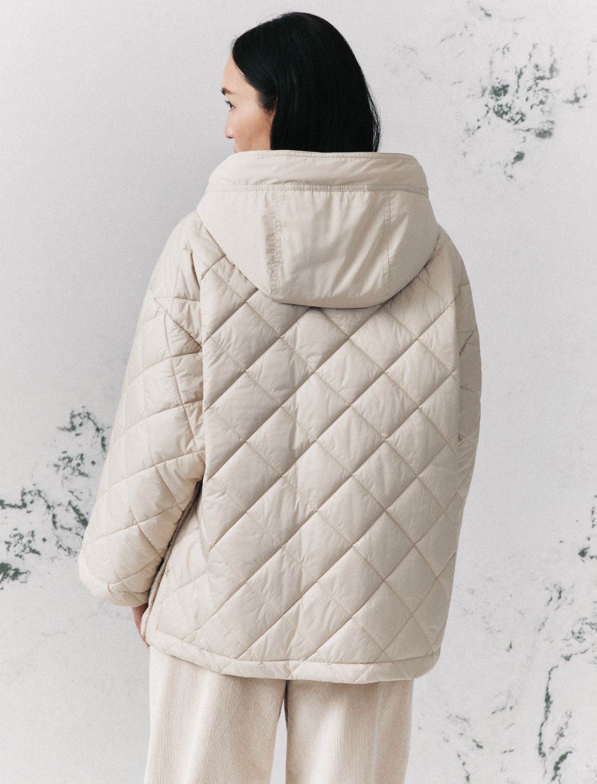 Quilted coat - TURTLEDOVE - Marella - 3