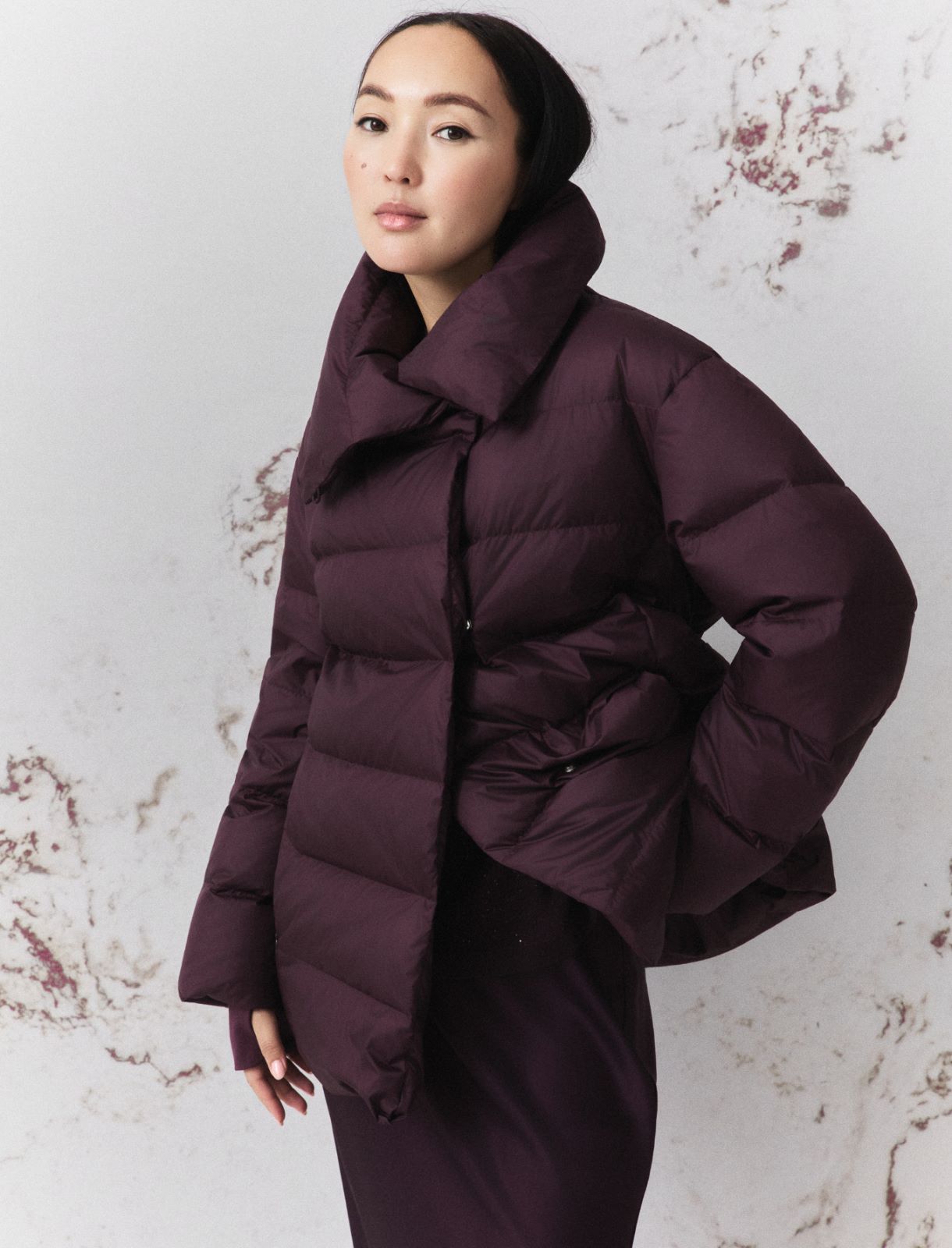 Wasserdichte Funktions-Daunenjacke - BROMBEERE - Marella - 4