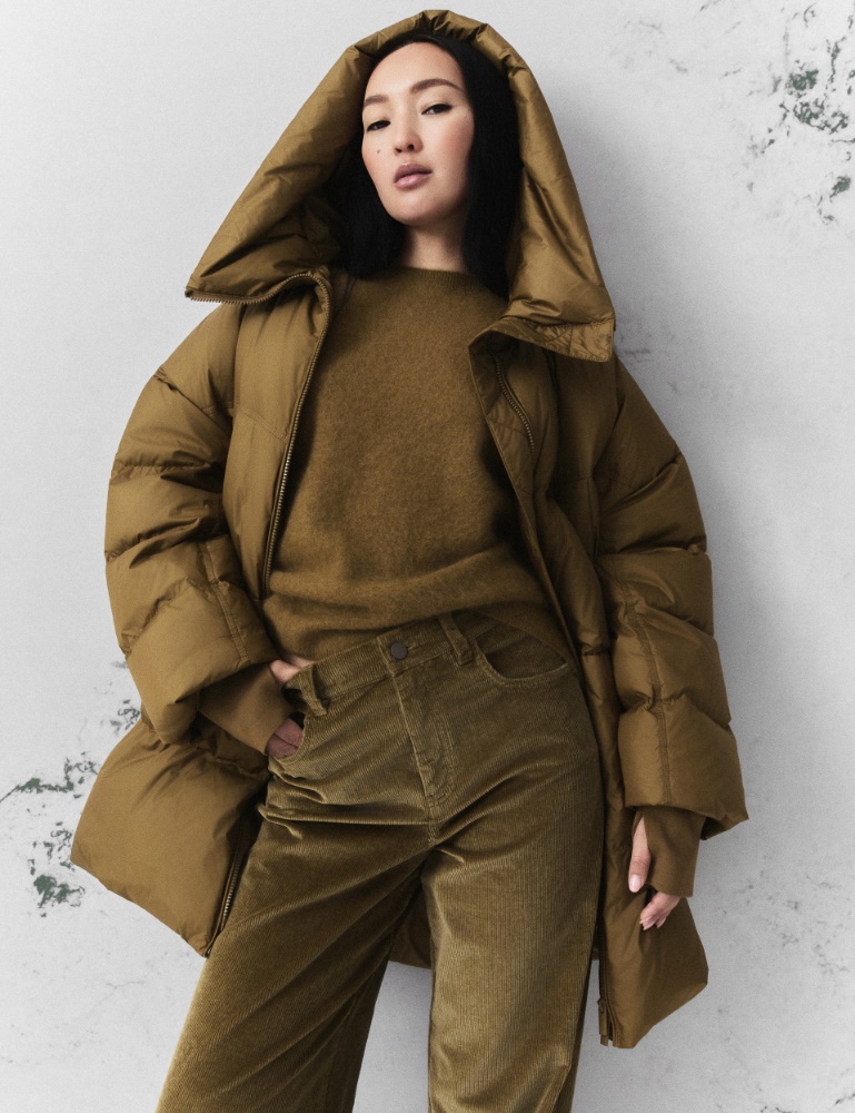Lange Cocoon-Daunenjacke - Marella