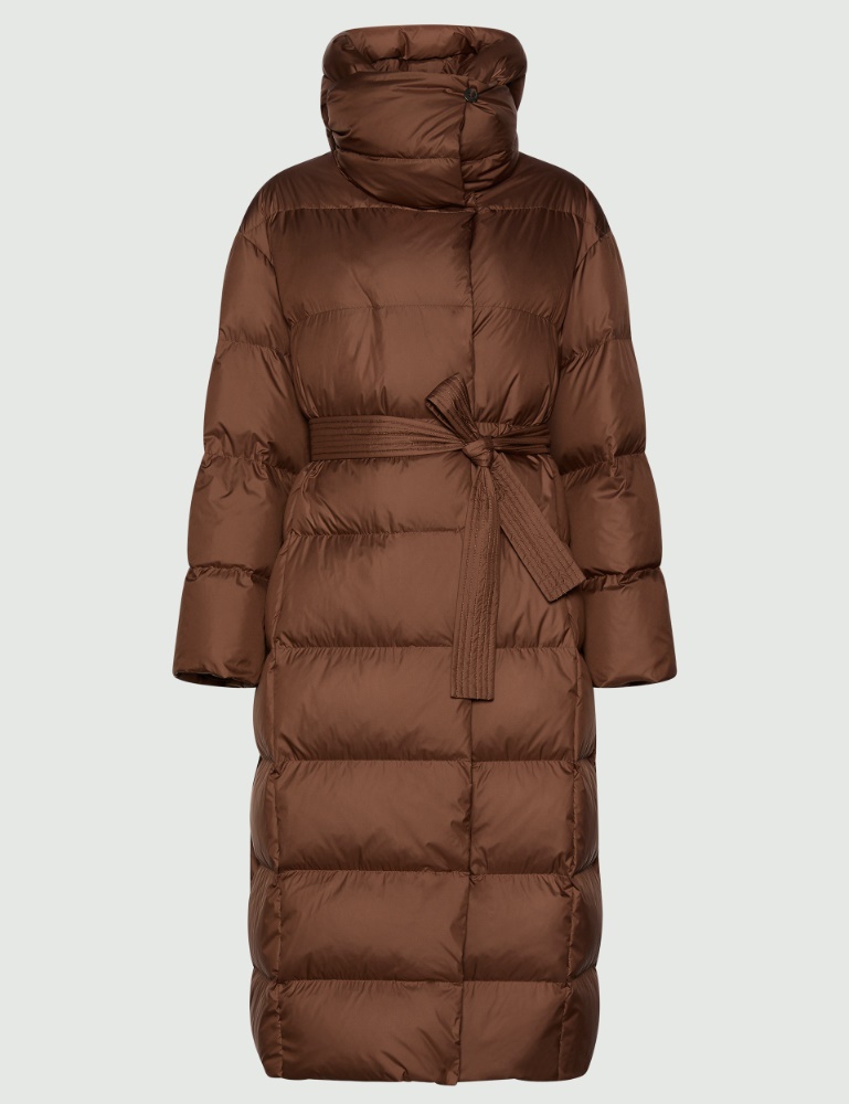 Lange Daunenjacke mit abnehmbarer Kapuze - Marella