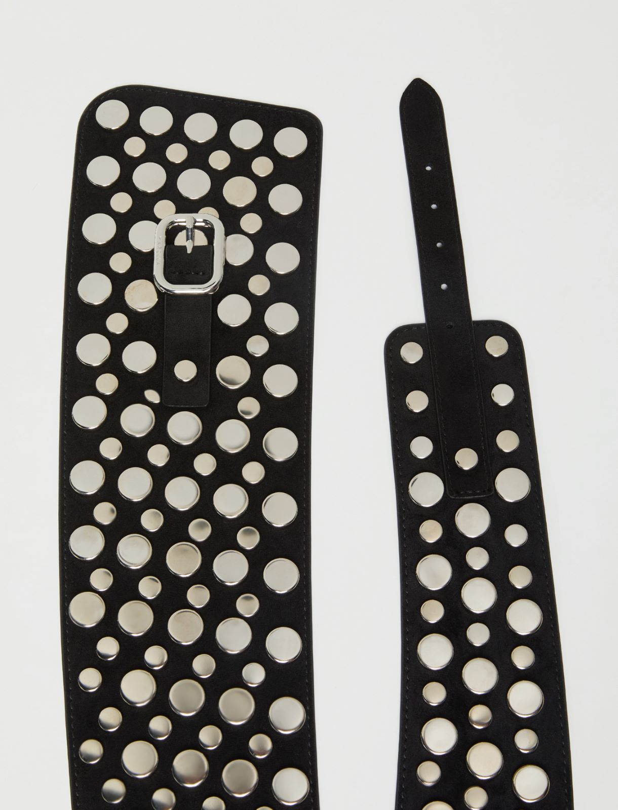 Studded high belt - BLACK - Marella - 4