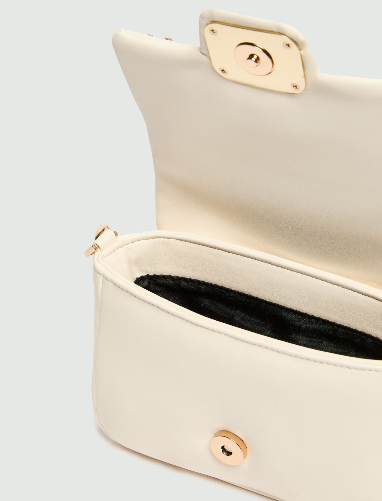 Le Muse small bag in coated fabric with embroidery - WHITE - Marella - 5