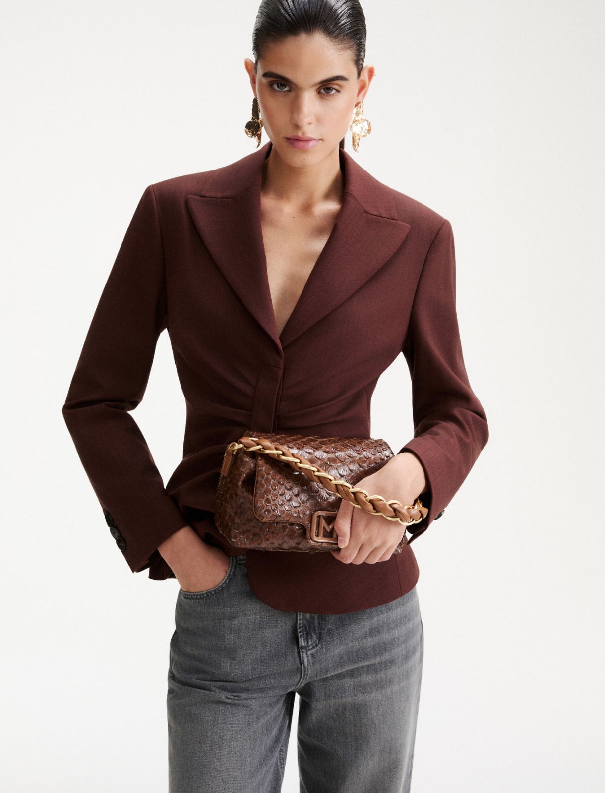 Small Le Muse bag - CARAMEL - Marella - 4