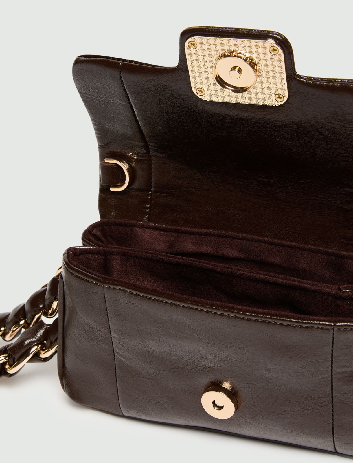 Borsa Le Muse mini in tessuto spalmato - TESTA DI MORO - Marella - 5