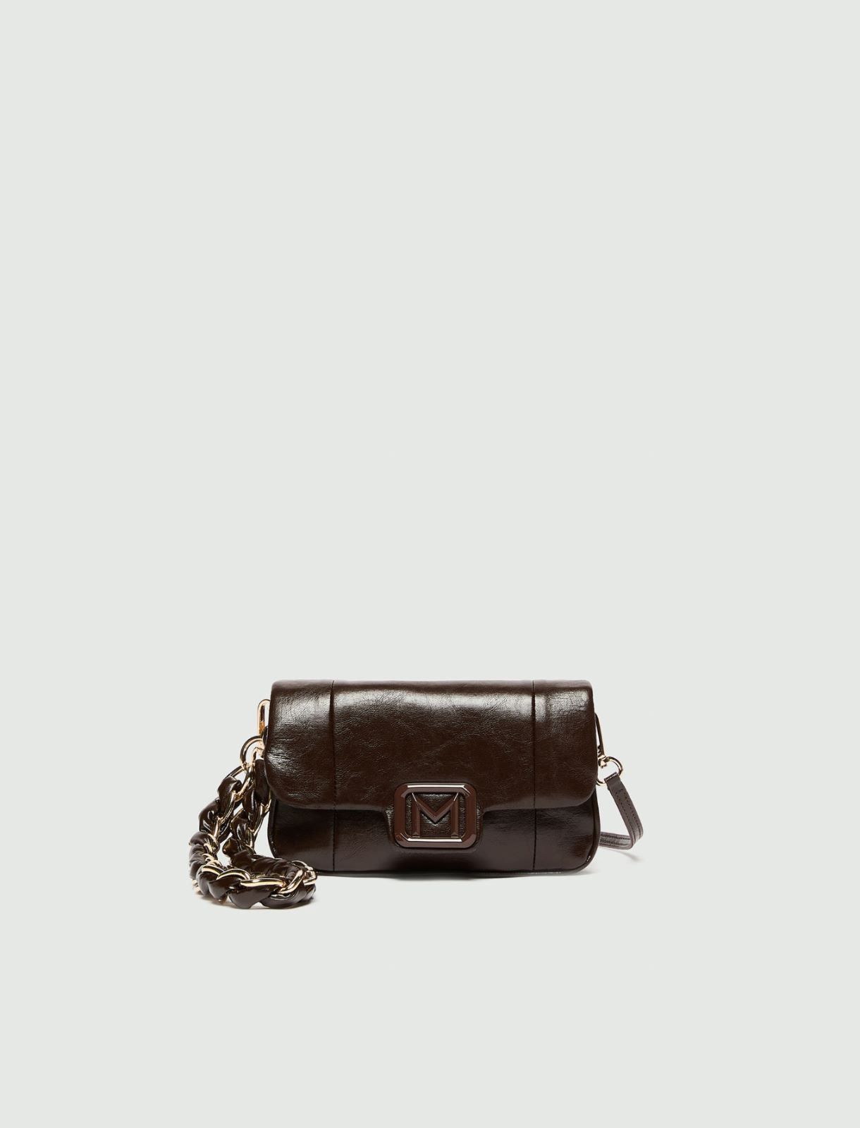 Borsa Le Muse mini in tessuto spalmato - TESTA DI MORO - Marella