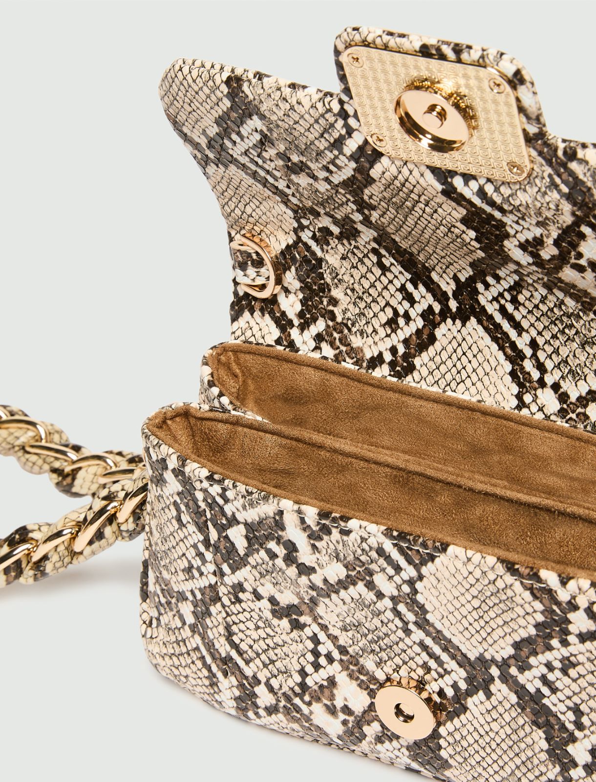 Borsa Le Muse mini in tessuto spalmato - NATURALE - Marella - 5