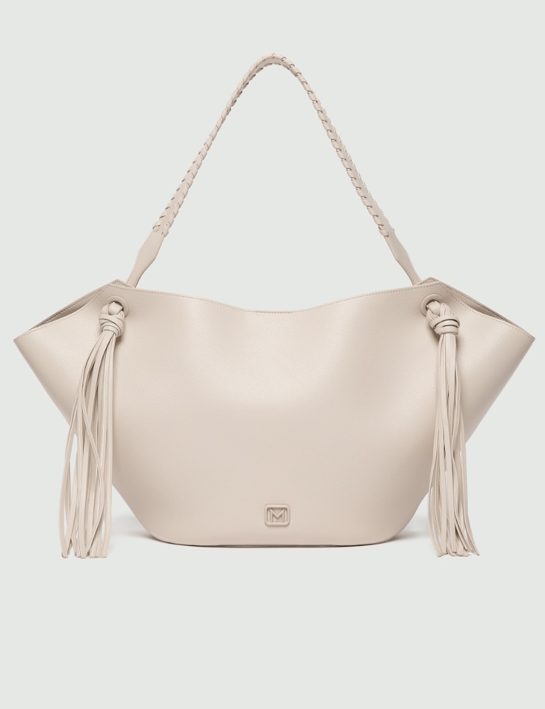 Shopper bag with maxi tassels - Marella