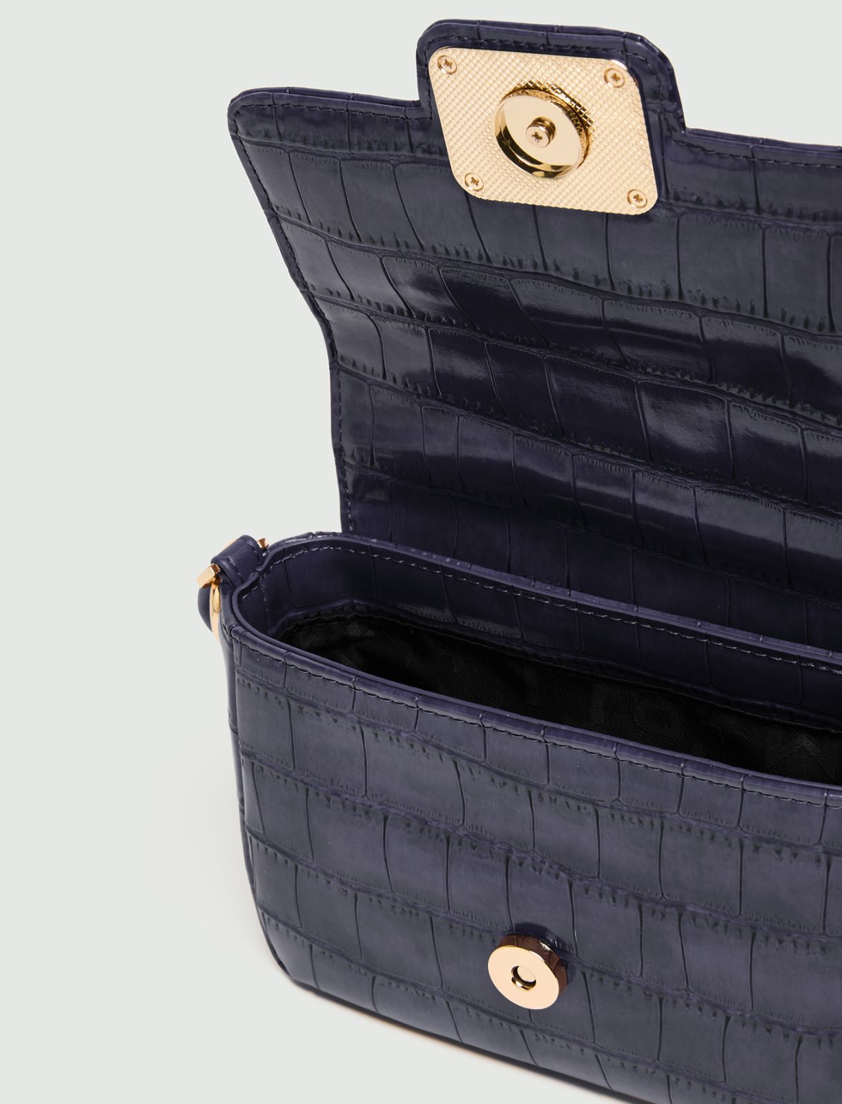 Small Le Muse bag in croc-print coated fabric - ELECTRIC BLUE - Marella - 5