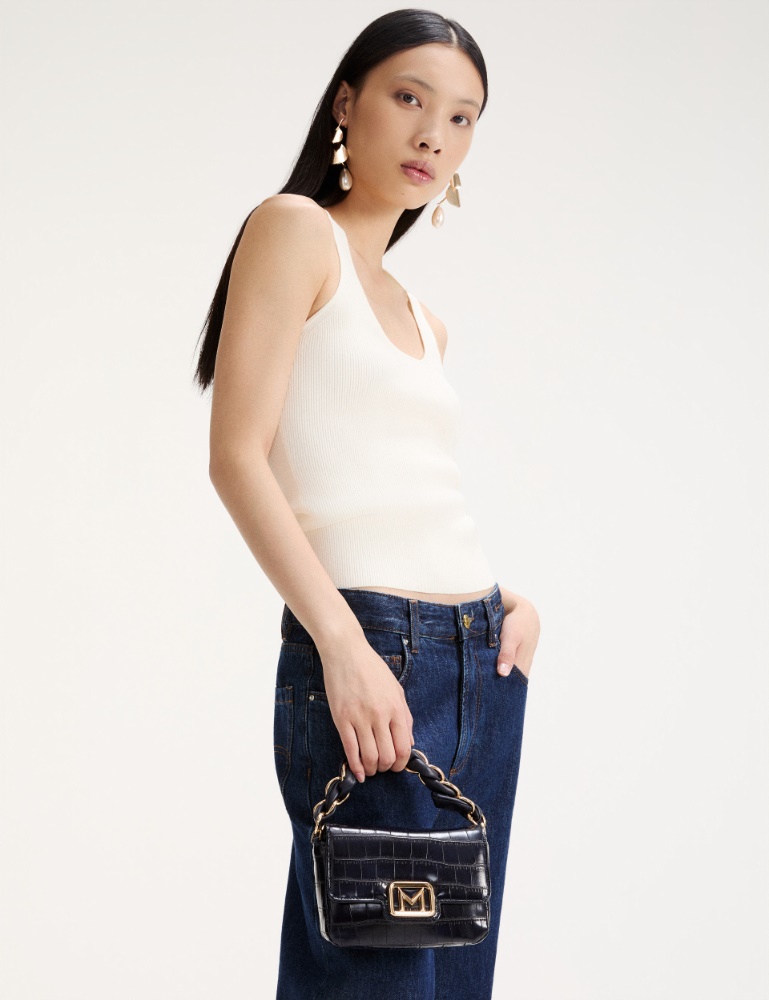Borsa Le Muse small stampa coccodrillo - Marella