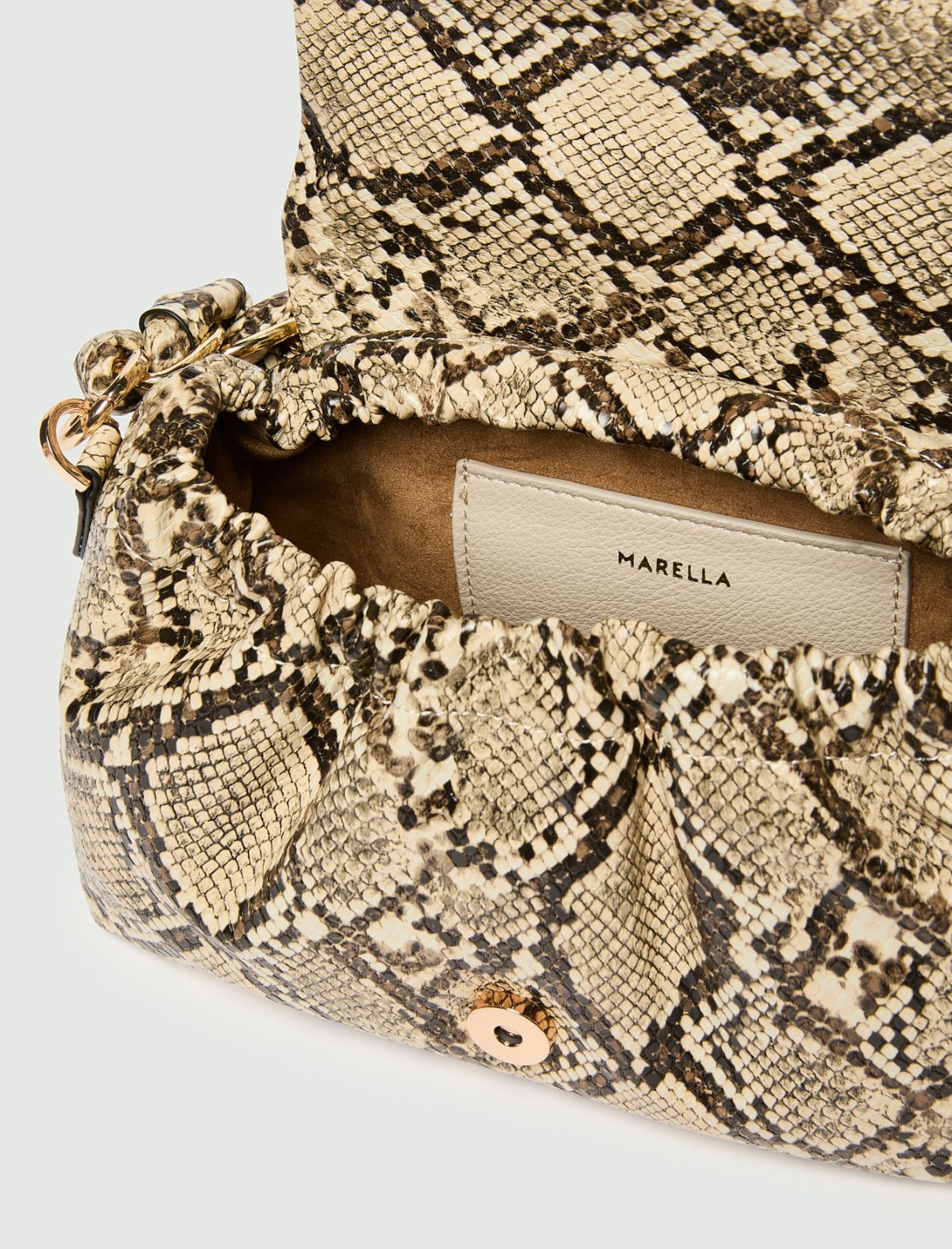 Le Muse new small bag in coated fabric - NATURAL - Marella - 5