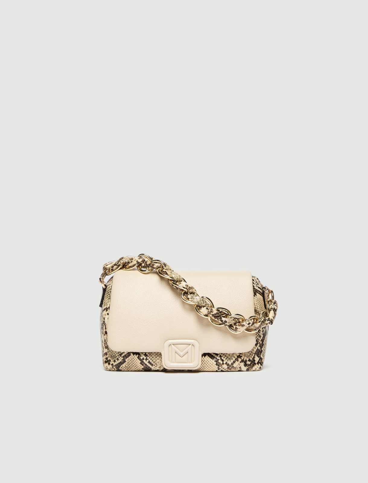 Le Muse new small bag in coated fabric - NATURAL - Marella