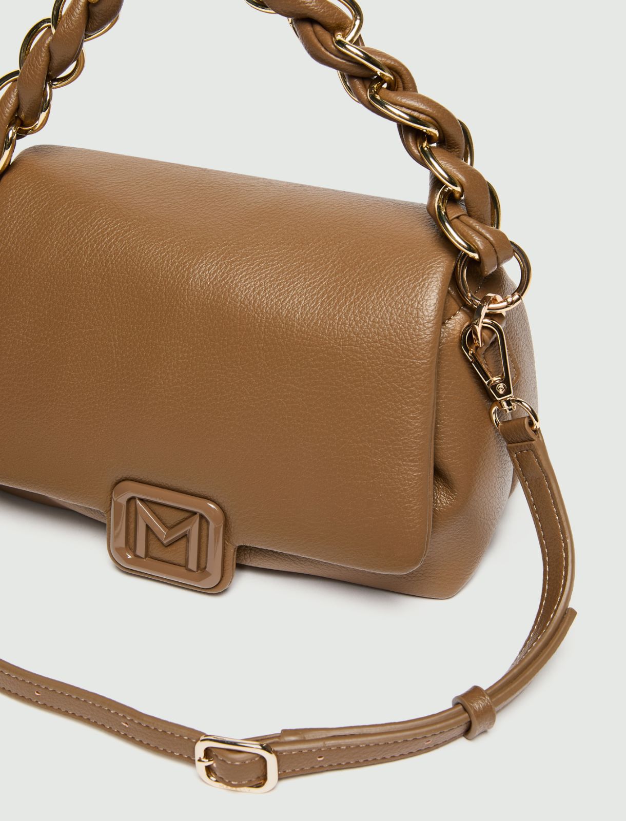 Le Muse new small bag in coated fabric - MUD - Marella - 3