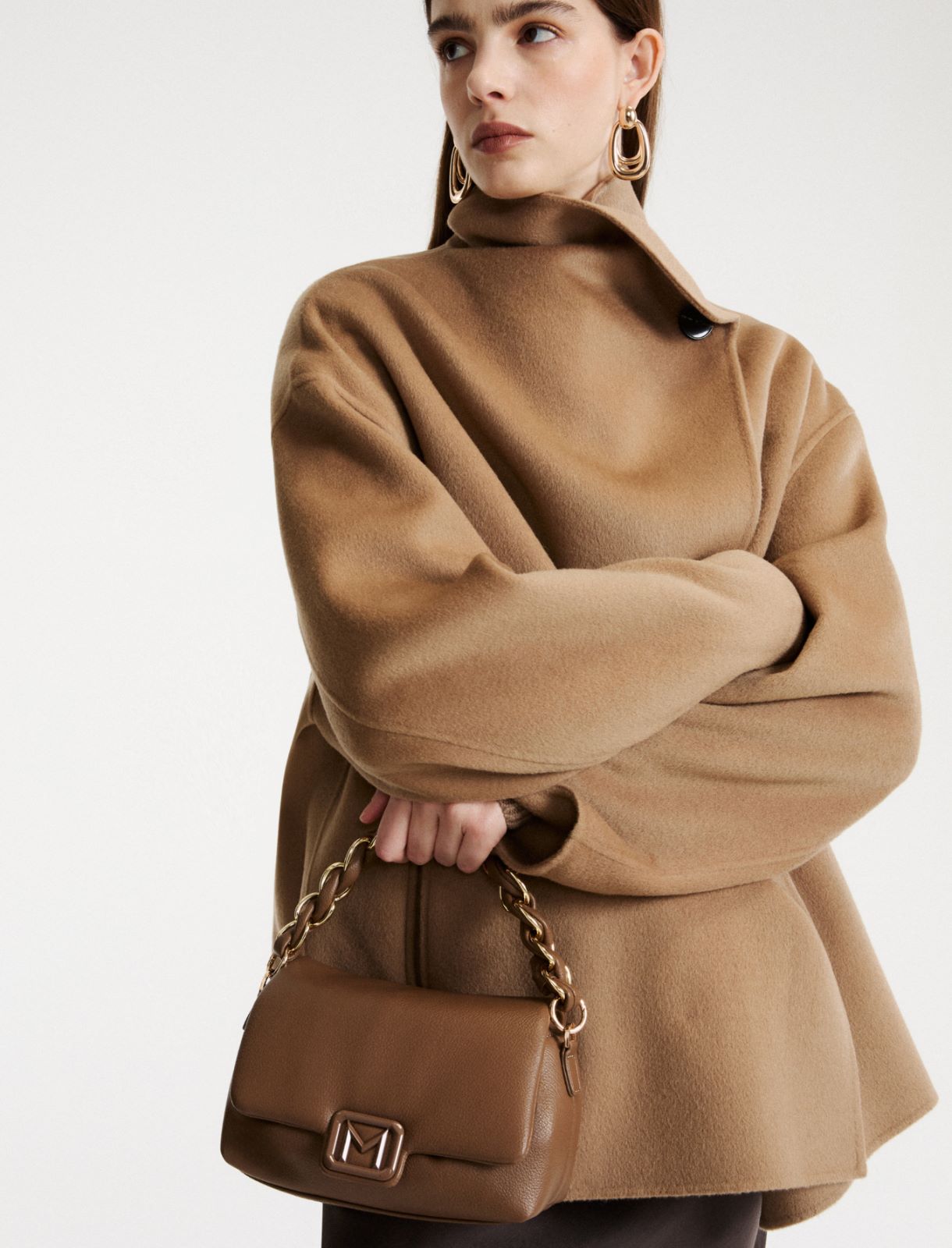 Le Muse new small bag in coated fabric - MUD - Marella - 4