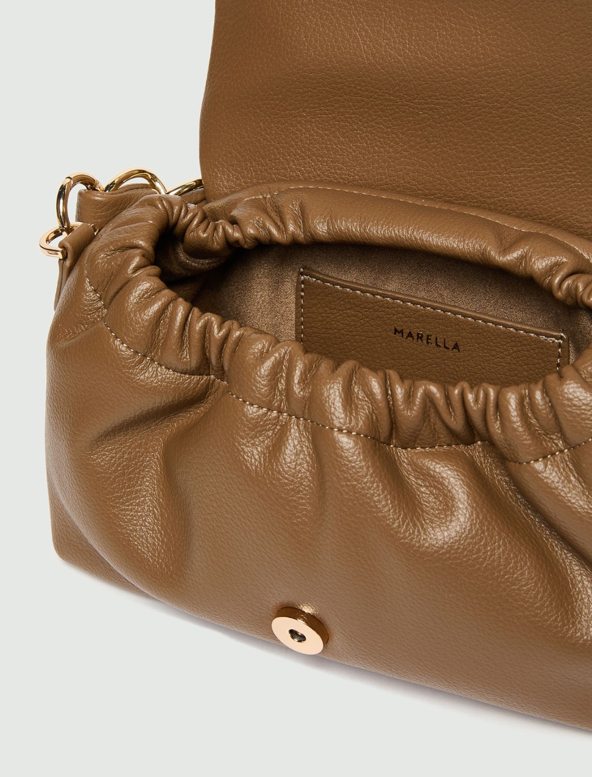 Le Muse new small bag in coated fabric - MUD - Marella - 5