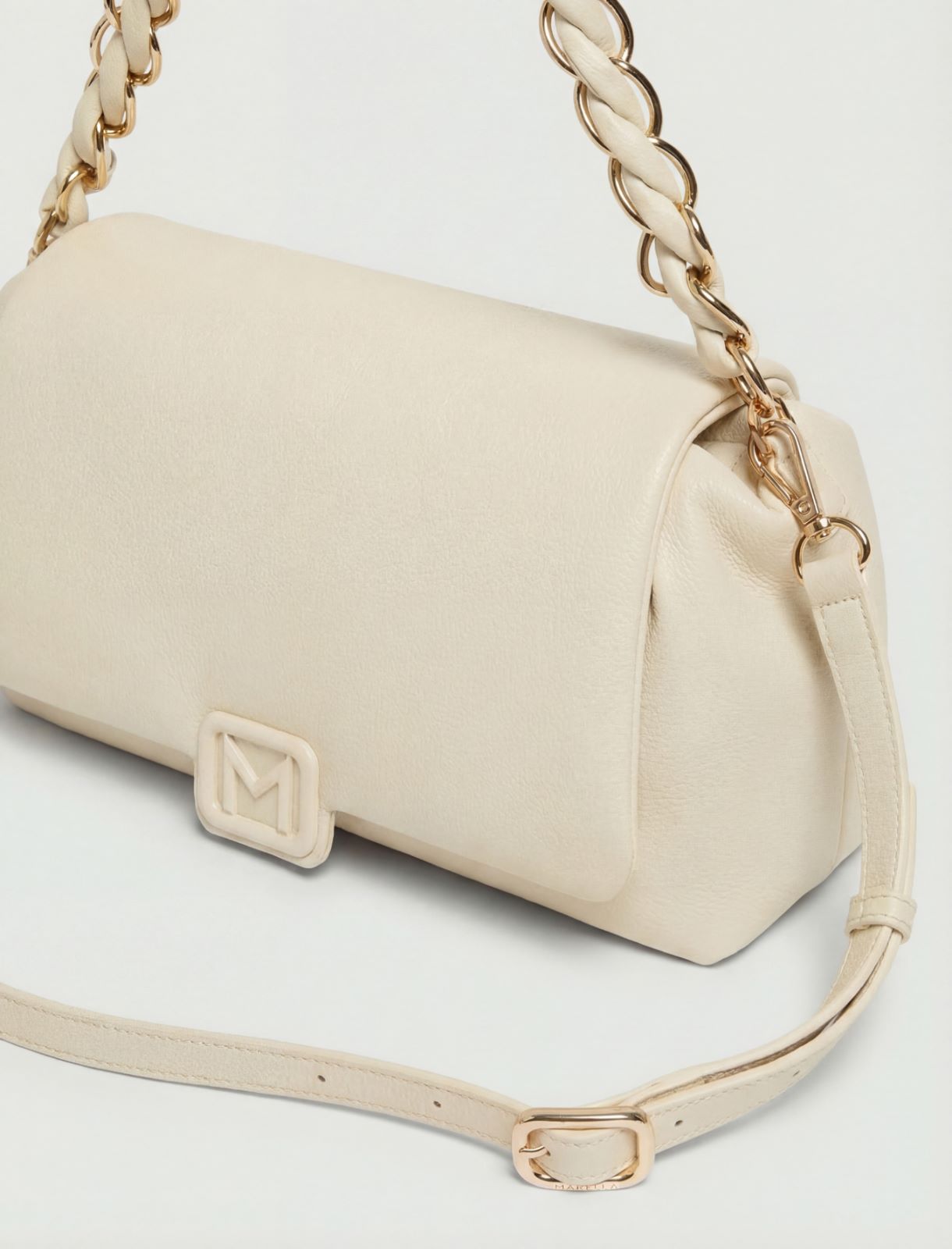 Large Le Muse bag in coated fabric - ICE - Marella - 3