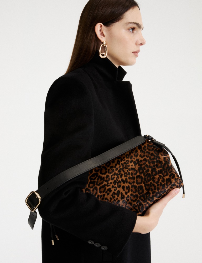 Sac moyen effet poulain à imprimé animalier - Marella
