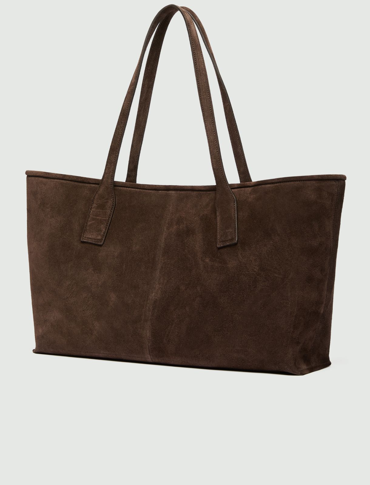 Shopper en cuir suédé - CHOCOLAT - Marella - 2