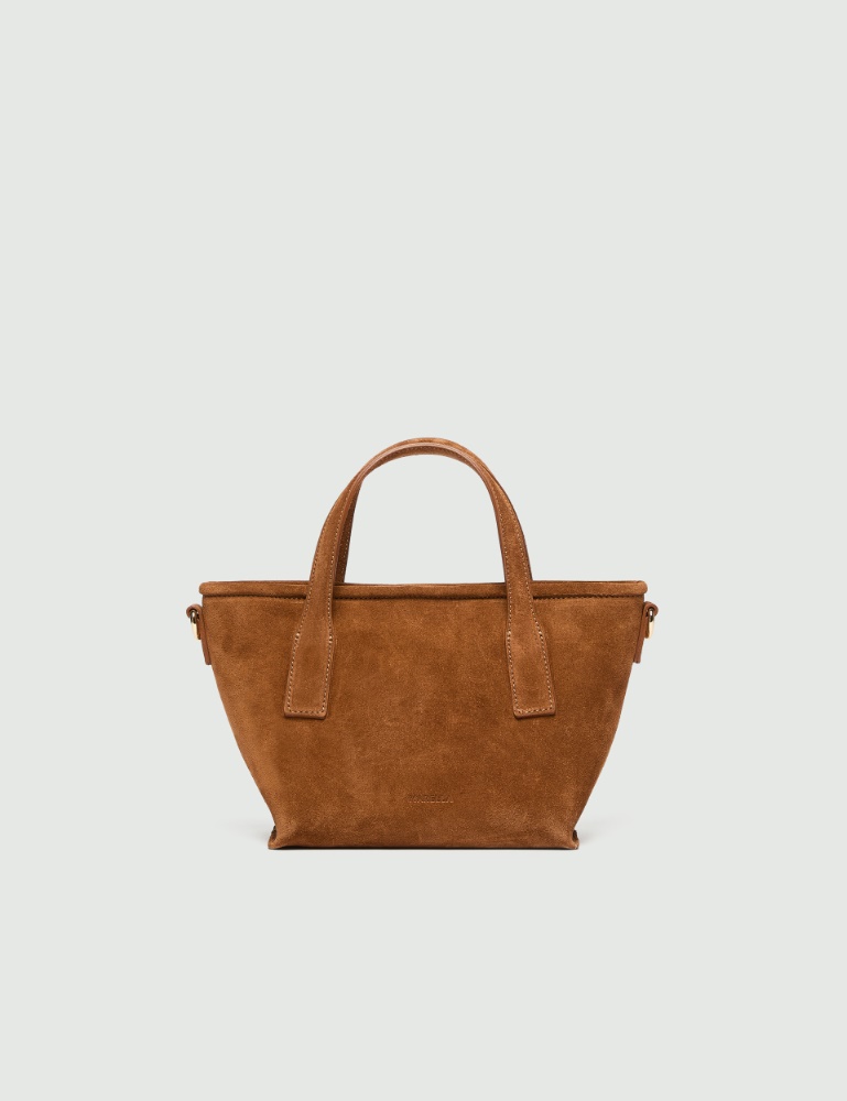 Petit sac shopper en cuir suédé - Marella