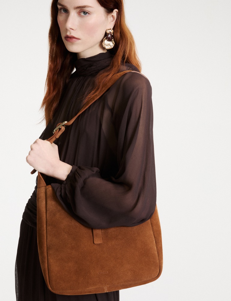 Sac hobo en cuir suédé - Marella