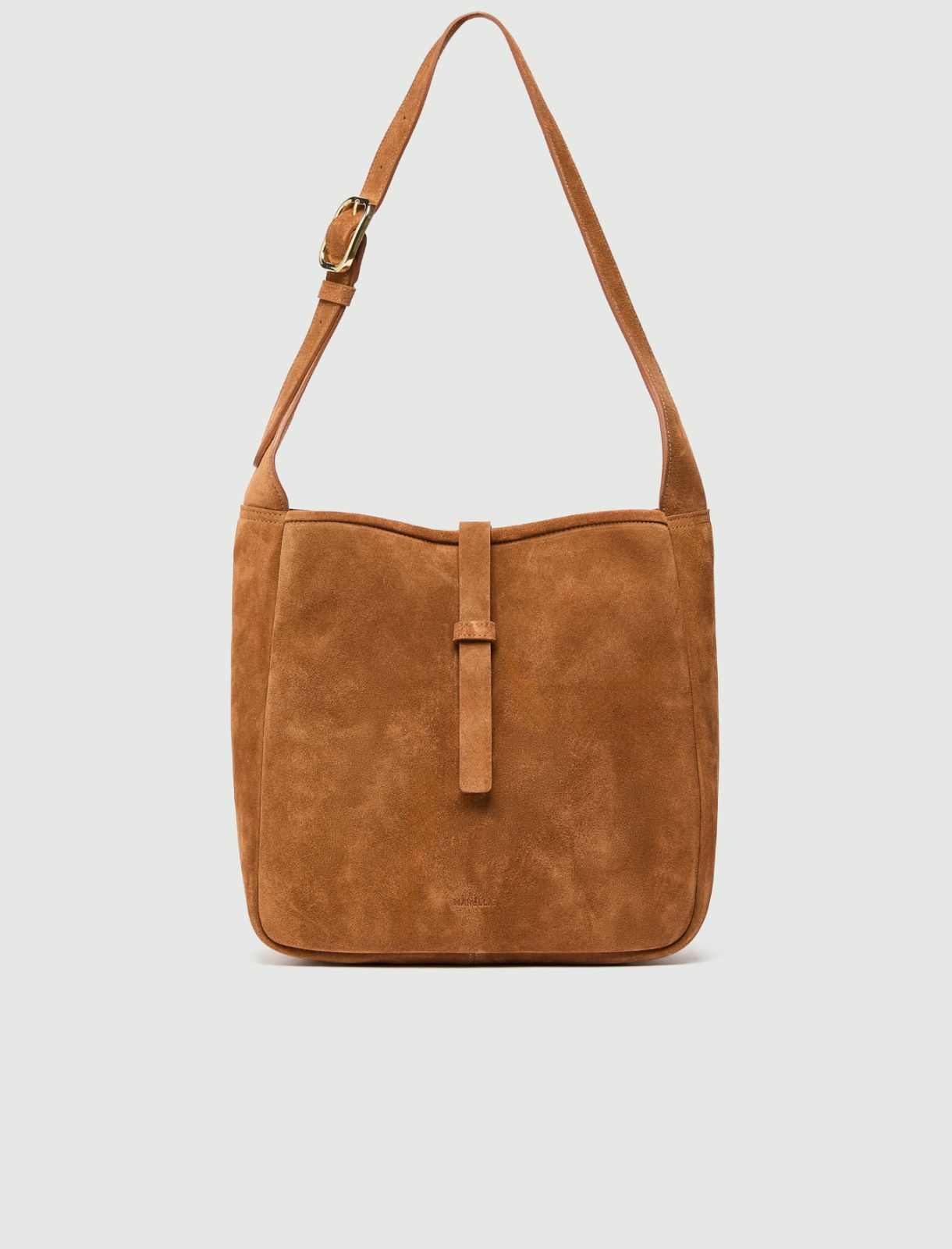 Sac hobo en cuir suédé - CUIR DE VACHE - Marella