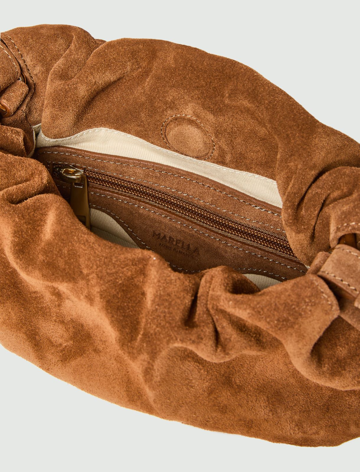 Pochette en cuir suédé - CUIR DE VACHE - Marella - 5
