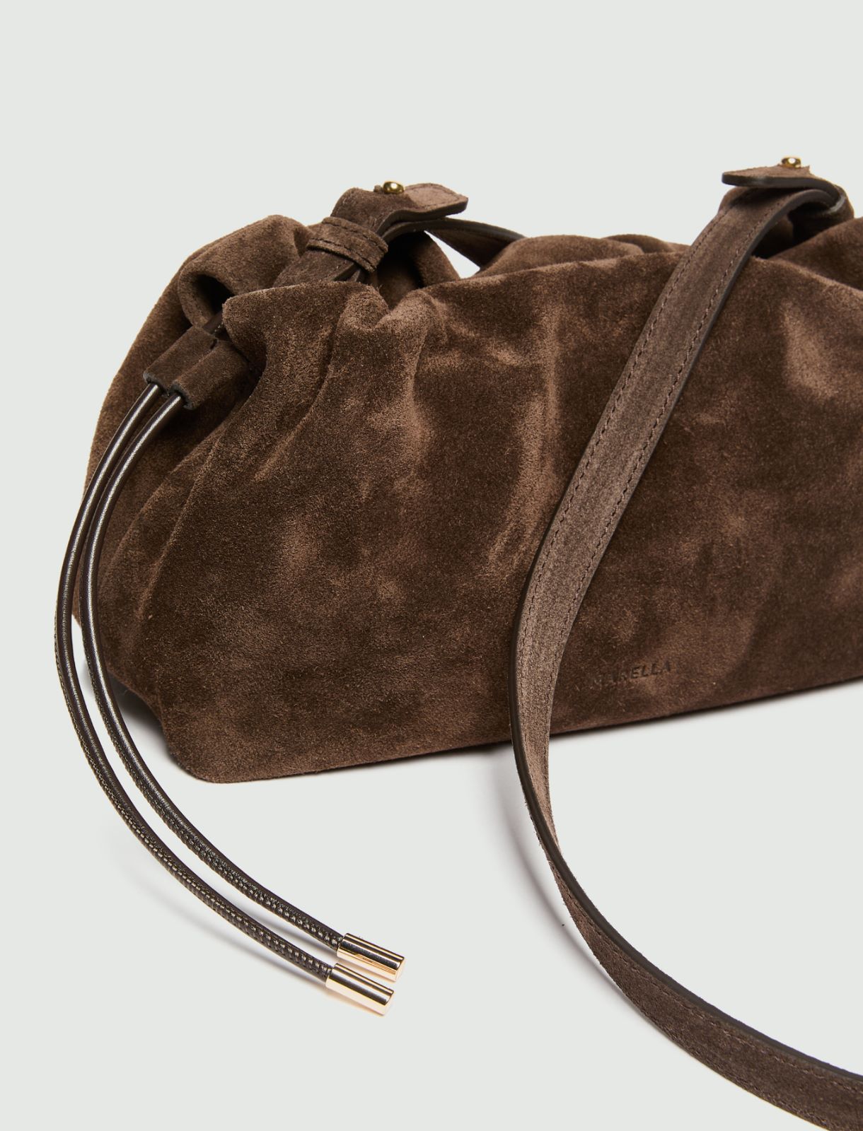 Pochette en cuir suédé - CHOCOLAT - Marella - 3