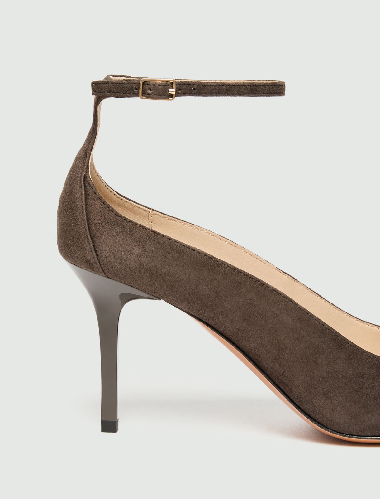 Suede court shoes - DARK BROWN - Marella - 6