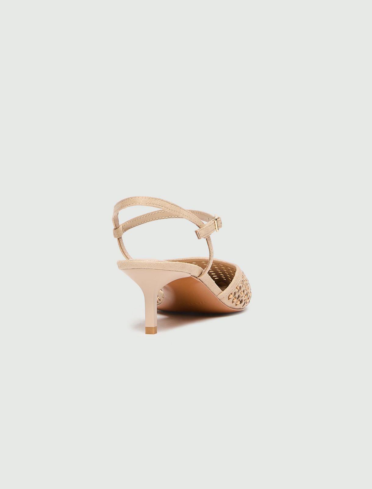 Slingback zdobiony kryształkami - WIELBŁĄDZI - Marella - 3
