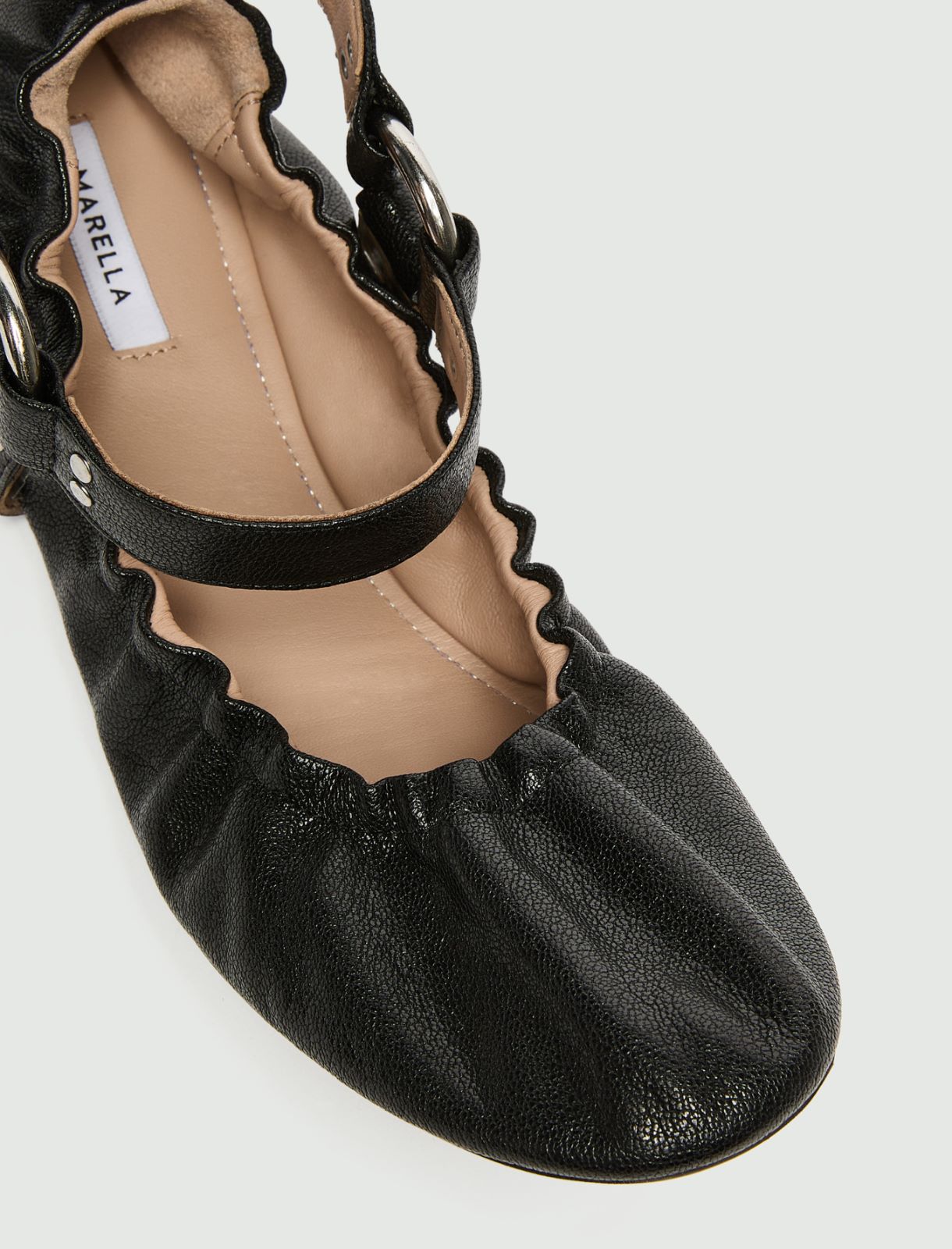 Ballerina in pelle - NERO - Marella - 4