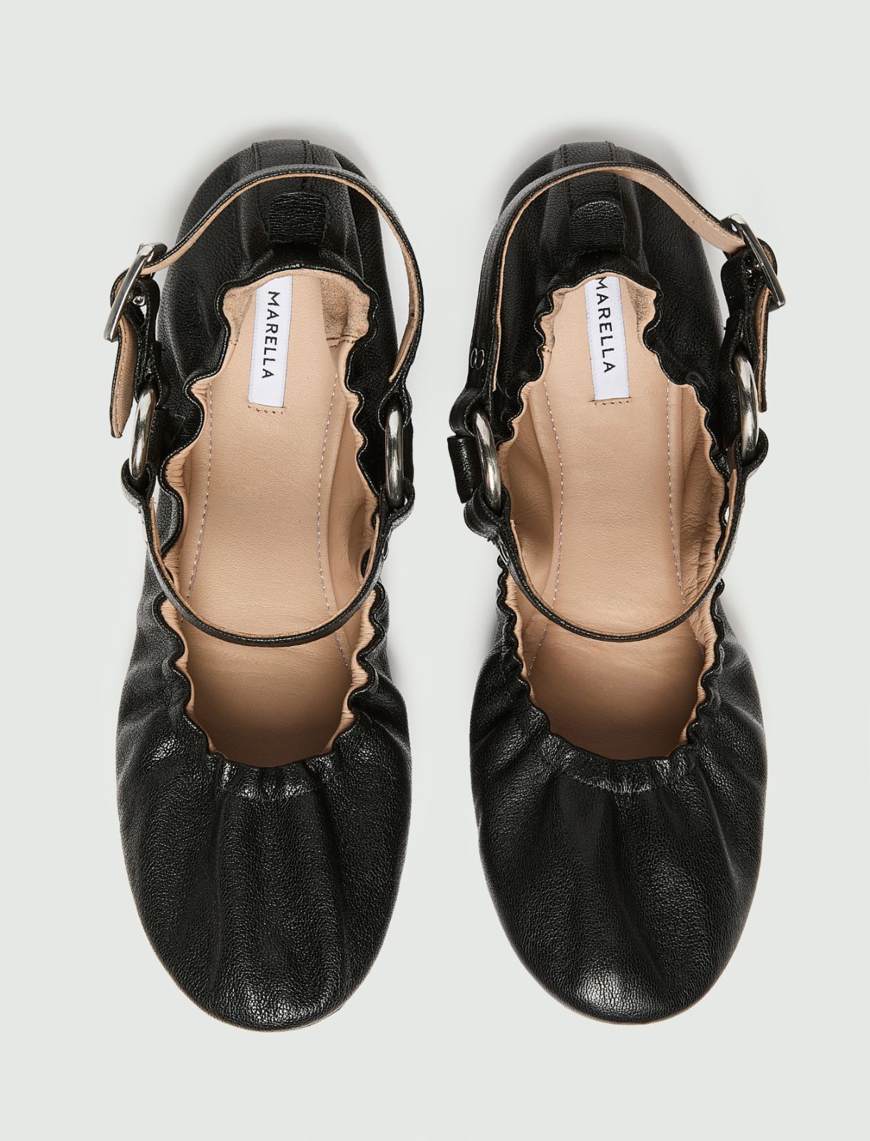 Ballerina in pelle - NERO - Marella - 6